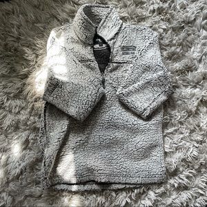 Yellowstone National Park Sherpa quarter zip pullover